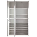 Miniatyrbillede 6 af 7: Rootz Mirror Wardrobe - Storage Closet - Clothing Cabinet - Organizer - Dressing Unit - White - 111x191x34 cm