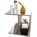 Miniatyrbild 1 av 6: Rootz sidobord 50x50x30 cm trä Sonoma Design sidobordssoffa - Soffbord litet modernt - Litet soffbord fyrkantigt - Soffbord högt - Smalt bord vardagsr