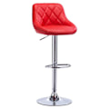 Miniatyrbillede 4 af 10: Rootz Justerbare Barstole - Imiteret læder Bordskamler - Drejelige barstole - Komfortable, Fleksible, Holdbare - 84cm-106cm x 38cm x 35cm