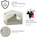 Miniatyrbild 6 av 8: Rootz Ultimate Outdoor Gazebo - Väderbeständig paviljong - Eventtält - Stark metallram - UV- och regnskydd - Enkel installation - 3x3m