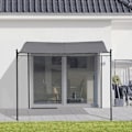 Miniatyrbillede 2 af 7: Rootz Gazebo - Pergola Gazebo - Gazebo Baldakintelt - Metal - Polyester - Grå - 297x297cm