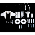 Miniatyrbild 10 av 10: Rootz Barpall - Justerbar bänkstol - Vridbar barstol - Ergonomisk design - Modernt utseende - Enkel montering - 94cm-116cm x 50cm x 40cm