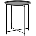 Miniatyrbillede 10 af 10: Rootz Round Garden Bord - Terrassebord - Foldbart udendørs bord - Holdbart stål - Ø46cm x 50 cm