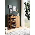Miniatyrbild 6 av 6: Rootz Large Shoe Cabinet - Modern Design - Shoe Storage - 3 Dörrar och låda - 5 Fack - 98 cm x 110 cm x 30 cm