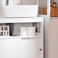 Miniatyrbillede 6 af 8: Rootz Base Cabinet - Opbevaringsskab - Skydedørskabinet - Rumbesparende design - 60x60x30cm