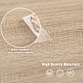 Miniatyrbillede 8 af 9: Rootz multifunktionelt barbord - Opbevaringsbord - Spisebord - Rigelig opbevaring, holdbar konstruktion, nem montering - Træmateriale - 100 cm x 100 c