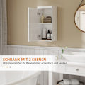 Miniatyrbillede 4 af 11: Rootz to -trins badeværelsesskab - badeværelse akkord - vægmonteret - rumbesparende design - 37,2L x 24,5b x 76,8h cm