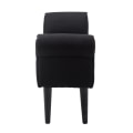 Miniatyrbillede 7 af 11: Rootz BedBench - Sort - Konstrueret træ, skum - 40,15 cm x 12,2 cm x 20,07 cm