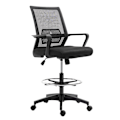 Miniatyrbillede 4 af 5: Rootz High -Back Office Stol - Ergonomisk drejestol - Højdejusterbar stol - Åndbar net - 64L x 59W x 104-124h cm