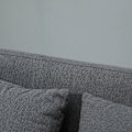 Miniatyrbillede 5 af 7: Rootz Dobbeltsofa - Polstring med hynder - Kompakt design - To-personers - Justerbar højde på fodstøtterne - Fløjlsagtig polyester - Gummitræ - Skum -