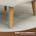Miniatyrbild 6 av 10: Rootz Wing Chair - fåtölj - klädd fåtölj - Maximal komfort - 72x75x89cm - vit