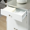 Pikkukuva 5 / 7: Rootz Kitchen Service Frolley With Wheels - Mobile Atility Cart - Rolling Storage Unit - runsaasti tallennustilaa - 60W x 45D X 85H CM