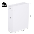 Pikkukuva 3 / 7: Rootz Kylpyhuonekaappi - Lipasto - Kylpyhuoneen kalusteet - Säilytyskaappi - 2 laatikkoa - 1 Säilytyslokero - Puu - 48 x 17 x 57 cm - Valkoinen