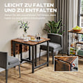 Miniatyrbild 4 av 11: Rootz folding matbord - Industriellt bord - Space Saving Table - expanderar enkelt - 118 cm x 70 cm x 76,5 cm