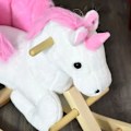 Miniatyrbillede 5 af 8: Rootz Gyngedyr - Gyngehest - Børnegynge - Pink/Hvid - 65 x 32 x 55 cm