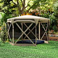 Miniatyrbild 8 av 10: Rootz 3 x 3,5 pop -up trädgårdstält - paviljong - lusthus - UPF30+ skydd - 345 cm x 300 cm x 210 cm
