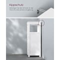 Miniatyrbild 7 av 8: Rootz White Badrumsskåp - Förvaringsenhet - Organizer - MDF-material - 90kg Lastkapacitet - 30cm x 60cm x 80cm