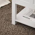 Miniatyrbild 9 av 9: Rootz Modern Sängbord - Nattduksbord - Soffbord - Sidobord - Vit - Sekretessförvaring - Kompakt design - Perfekt för trånga utrymmen - 45cm x 60cm x 3