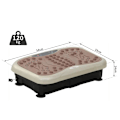 Pikkukuva 9 / 9: Rootz Vibration Plate - Vibration Trainer - Vibration Device - Training Bands - 54L x 33W x 14Hcm