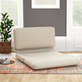 Miniatyrbillede 2 af 10: Rootz 2 -i -1 foldning hvilestol - gæstemadras - doven sofa - maksimal komfort - 120W x 80d x 75H cm (stol), 120W x 275d x 10H cm (seng) - brun