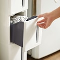 Pikkukuva 6 / 7: Rootz Niche Hylly - Niche Hylly pyörillä - Niche Hylly pyörillä - Näytön hylly - Kulmahylly - Valkoinen/harmaa - 45 x 17 x 83 cm