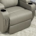Miniatyrbillede 8 af 10: Rootz Elektrisk stand-up tv hvilestol - Biografsæde - Remote Control Recliner - Seniorstol - 85cm x 92cm x 109cm