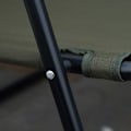 Miniatyrbillede 8 af 11: Rootz 2-personers campingstol - Bærbar havestol - Direktørstol - Komfortable siddepladser - Holdbart stålstel - Sammenfoldeligt design - 141 cm x 67 c