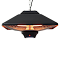 Pikkukuva 1 / 7: Rootz Ceiling Heater - Radiant Heater - LED Lighting - Remote Control - 2000w - 43x43x25cm