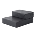 Miniatyrbillede 1 af 7: Rootz Dyretrappemåtte - Sort - Læder, Skum - 26,38 cm x 15,35 cm x 3,94 cm