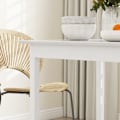 Miniatyrbillede 8 af 10: Rootz Køkkenbord - Spisebord - Firkantet bord - Moderne Design - Massivt fyrretræ - 75cm x 75cm x 76cm - Hvid