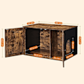 Pikkukuva 9 / 9: Rootz Cat House - hiekkalaatikko - Lemmikkien kalusteet - Lastulevyrakenne - Kaareva sisäänkäynti - Monikäyttöinen - 80 cm x 53 cm x 49,2 cm
