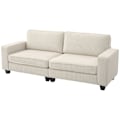 Miniatyrbillede 1 af 10: ROOTZ 3 -SEATER SOFA - Stue Couch - White Sofa - Optimal support - 227 x 84 x 87 cm