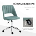 Miniatyrbillede 4 af 10: Rootz Højdejusterbar skrivebordsstol - Kontorstol - Ergonomisk stol - 360 ° Rotatabel - Skumkomfort - 49 x 60 x 79-91 cm