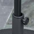 Miniatyrbillede 4 af 7: Rootz Parasol Stand - Parasol Holder - Parasol Base - Paraply Stand - Vejrbestandig - Fyldbar - Sort - Ø55 x 38H cm