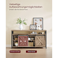 Miniatyrbillede 3 af 6: Rootz TV -kabinet - Stand - Media Console - Robust stål - 40 x 147 x 76 cm - Op til 65 "TVS - Brown Black