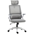 Pikkukuva 10 / 10: Rootz Vinsetto -toimistotuoli - Työtuoli - Ergonominen tuoli - Äärimmäistä mukavuutta - Säädettävä korkeus - Ristiselän tuki - 58cm x 61cm x 102-119cm