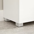 Miniatyrbillede 7 af 9: Rootz Badeværelsesskab - Hvid opbevaringsenhed - MDF-døre - Spånpladekrop - Justerbar hylde - Tippesikring - 60 cm x 30 cm x 80 cm
