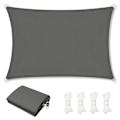 Miniatyrbillede 1 af 8: Rootz Premium Sun Sail Shade - Baldakin - Solsejl - UV-beskyttelse - Vandtæt - Holdbar - 200g/m² PES-stof - Flere størrelser tilgængelige