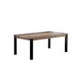 Pikkukuva 3 / 4: Rootz Stylish Wooden Dining Table - Furniture - Table Piece - Creation - Brown & Black - 200 x 77 x 100 cm