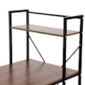 Pikkukuva 7 / 10: Rootz Computer Workstation - Computer Table - Work Table - Office Table - Desk With Shelf - Black - 120x64x121cm