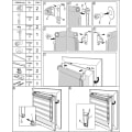 Miniatyrbild 9 av 10: Rootz Designer Bar Chair - Modern barstol - Snygg diskstol - Bekväm, hållbar, lätt att underhålla - Trä, konstläder, metall - 96,5 cm x 38,5 cm x 33 c