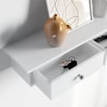 Miniatyrbillede 5 af 7: Rootz Væghylde - Væghylde Med Skuffer - Flydende væghylde - Dekorativ væghylde - Hjørnevæghylde - Industriel væghylde - Justerbar væghylde - Hvid - 80