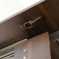 Miniatyrbillede 5 af 5: Rootz Spisebord - Udtrækbart spisebord - Mobilt - Moderne Design - Spånplade - Stål - Brun - 180cm X 85cm X 75cm