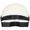 Miniatyrbillede 7 af 11: Rootz Zonne-Island - Loungesæt - Rattan - Baldakin - Siddegruppe - Hynder - Metal - Creme - Sort - 180 x 175 x 147 cm