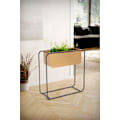 Miniatyrbillede 3 af 7: Rootz Modern Design Rektangulær Plantepotte - Sort & Guld Plantekasse - Elegant og funktionel indendørs planteholder - 60 cm x 60 cm x 24 cm - Håndlav