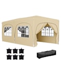 Miniatyrbillede 10 af 11: ROOTZ 3 X 6M Pop -Up Gazebo - Havetelt - Udendørs baldakin - UPF50+ UV -beskyttelse - 597 cm x 300 cm x 270 cm