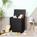Pikkukuva 4 / 8: Rootz Black Laundry Basket - Pyykkikorit kannella - Taitettava - 69,25 x 39,4 x 5,6 cm