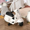 Miniatyrbillede 6 af 7: Rootz VESPA - Elmotorcykel - Børnemotorcykel - Elbil - LED lys - Metal - Hvid - 66,5 x 38 x 52 cm