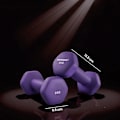 Miniatyrbild 2 av 5: Rootz Dumbell Set - Gratis vikter - Träningsvikter - Neoprenbeläggning - 13,5 cm x 6,5 cm - Perfekt för styrketräning och träningspass