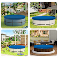 Miniatyrbillede 8 af 9: Rootz Pool Cover - Pool Protector - Swimming Pool Presenning - Pool Guard - Vandtæt skjold - Pool Barrier - Pool Safeguard - Blå - 17,7 x 14,6 x 2,3 t